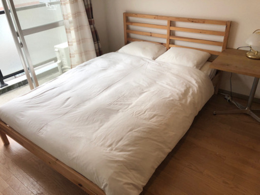 総額4万5千円相当　IKEAダブルベッド