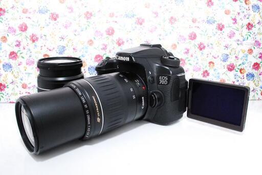 ★全国発送対応★交渉可★大人気のお得セット★Canon 70D ダブルレンズセット