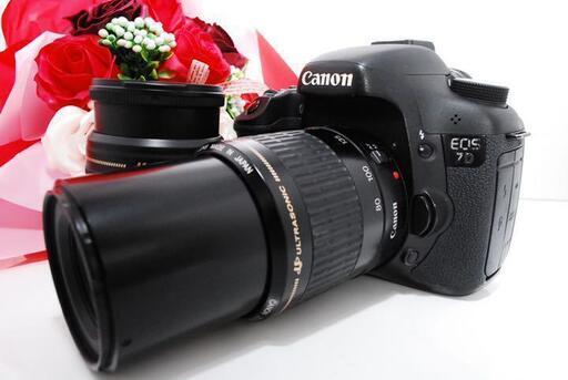 ★全国発送対応★交渉可★【人気カメラが大特価！】Canon キヤノン EOS 7D ダブルレンズセット