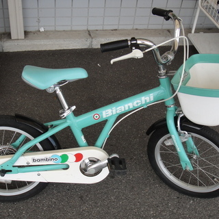 ビアンキ　子ども用自転車　チェレステカラー【モノ市場安城店】125