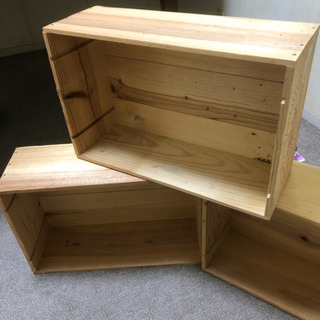 ワインの木箱×3 美品