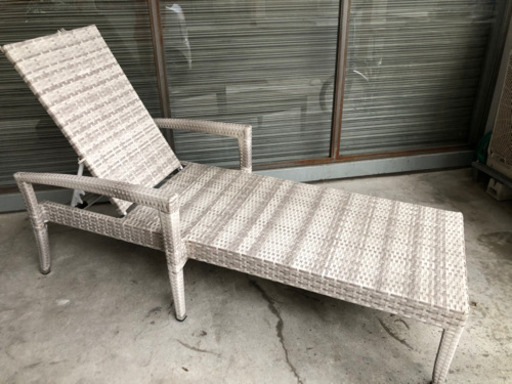ラタン風　高級サンベッド　値下げしました！
