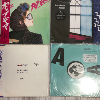 ノーバディLPレコード4枚