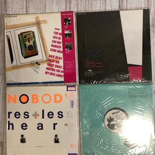 ノーバディLPレコード4枚の画像