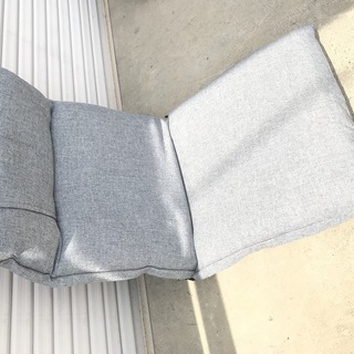 NO.695【中古品/美品】一人掛け用 座椅子 椅子 グレー 調...