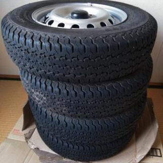 軽トラ夏タイヤ　145/R12　ホイール4本セット