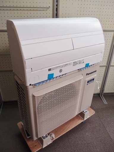 中古品　2019年製　パナソニック　ルームエアコン　室内機　CS-X229C-W 室外機CU-X229C■リモコン有り