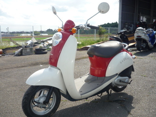 ホンダ　クレアスクーピーAF55　白/赤　走行少ない　通勤通学買い物などにどうぞ