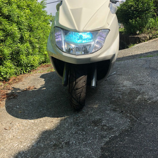 ヤマハ☆マグザム250☆SG21J★ 前後ローダウン　スピーカーの画像