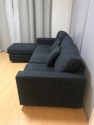 早いもの勝ち！ソファー（ネイビー生地）