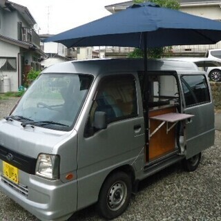 移動販売車　総額53万円　20年スバル・サンバー　車検2年　クレ...