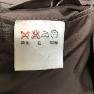 値下げ  JUN Wスーツ　カーキ色の画像