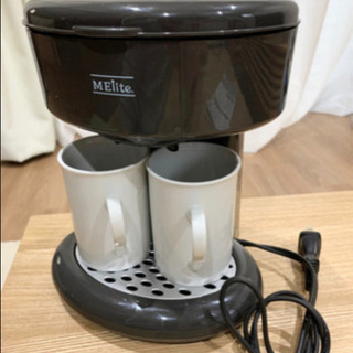 コーヒーメーカー メリート 2カップコーヒーメーカー 使用頻度少なめ CM-0232の画像