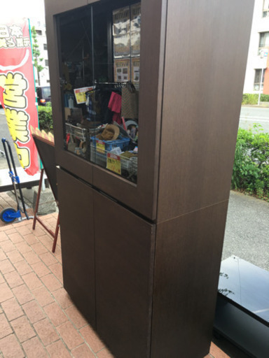 8/25 値下げ! ACTUS SHINE 2面キャビネット アクタス シャイン 天然木
