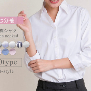 終了★七分袖開襟シャツ☆チェスピンクMサイズの画像