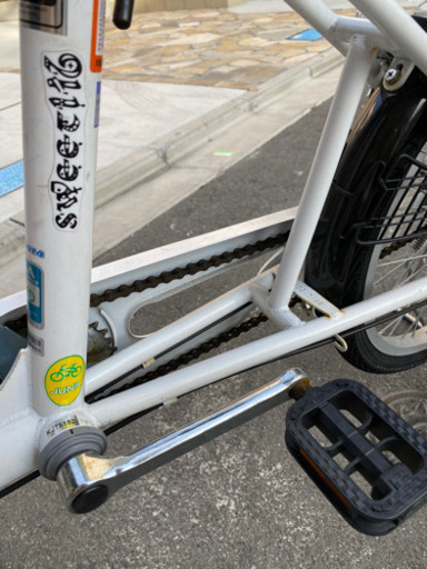 子供乗せ自転車！