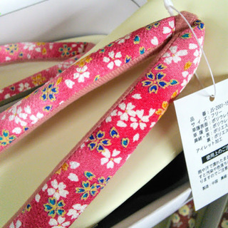 新品ファッション草履 F 小桜鼻緒　値下げの画像