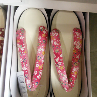 新品ファッション草履 F 小桜鼻緒　値下げの画像