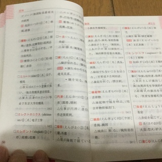 新日本语能力考试　文字词汇　速记  红宝书の画像