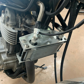 SR400カフェレーサーカスタム　車検令和3年4月の画像