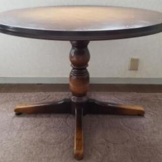 飛騨産業　キツツキマーク　円卓　丸テーブル 飛騨産業 キツツキマーク☆円卓 丸テーブル ラウンドテーブル