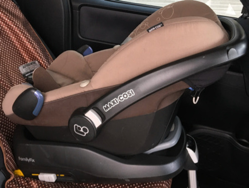 こげ茶, マキシコシ［ISOFIX,セット〕ペブル&ファミリーフィックスベース