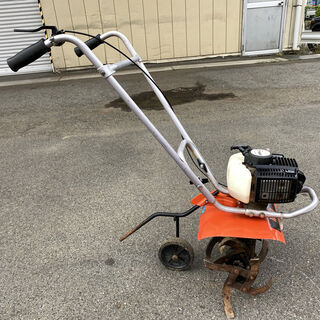 整備済 Sスタートでかけ易く 折り畳め 片手で持てる 日立工機 タナカ 2サイクル 39.8cc 耕運機 TUH40EP(S) 移動輪付 現物確認 初期不良対応の画像