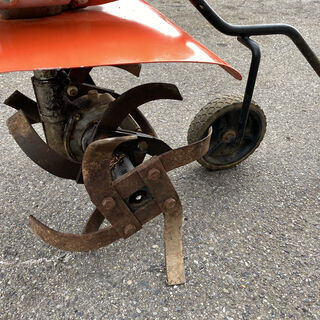 整備済 Sスタートでかけ易く 折り畳め 片手で持てる 日立工機 タナカ 2サイクル 39.8cc 耕運機 TUH40EP(S) 移動輪付 現物確認 初期不良対応の画像
