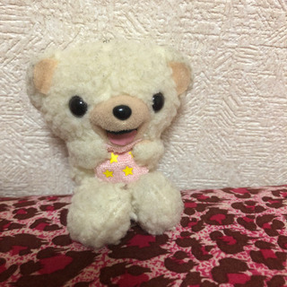 ファーファチェーン付きぬいぐるみ縦10横8