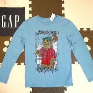 新品 ギャップキッズ GAP くまさん ロンＴ 160cm レデ...