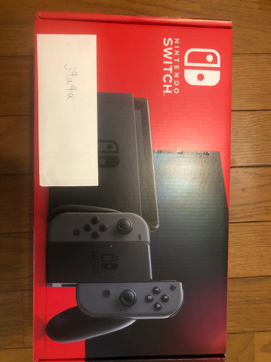 switch本体未使用未開封グレー　6月6日購入品