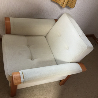 1人がけのソファあげます。の画像
