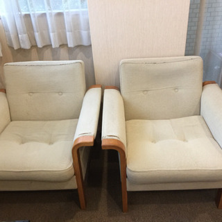 1人がけのソファあげます。の画像