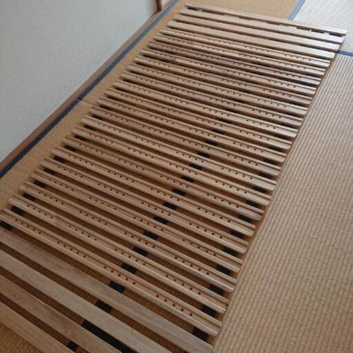 商談中:布団用すのこ シングル コンパクト 木製 ①