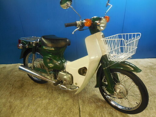 HONDA スーパーカブ 緑 激安配送キャンペーン 諸経費無し 消費者還元店 点検済み 当日お渡し可 自賠責保険加入で乗れます 横浜 都筑 宮前