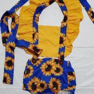 ロンパース🌻ひまわりジャンプスーツの画像