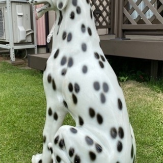 犬の置き物の画像