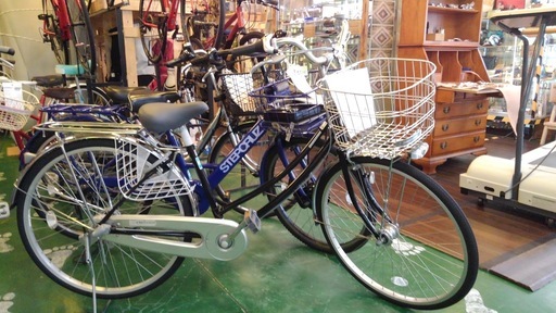 【店舗同時販売中】ブリヂストン　26インチ　自転車と言えばコレ。