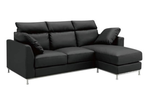 早い物勝ち！コーナーソファー黒