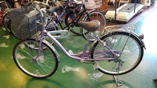 【店舗同時販売中】ハットリ　24インチ　自転車　足つき良いです