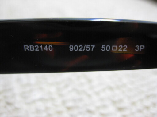 レイバンサングラス WAYFARER  RB2140 902/57 【未使用】