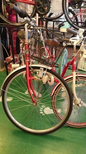 【店舗同時販売中】アサヒ　27インチ　自転車　荷物積めます