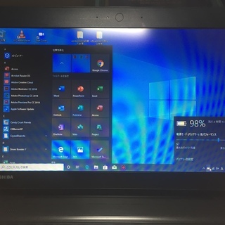 （お取引中）office2019 DVD内蔵 薄型・堅牢・軽快　Core i5・新品SSD・８GB・WIN10【東芝 dynabook R734/M】の画像