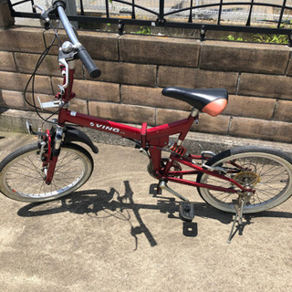 折り畳み自転車の画像