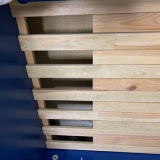 ［再値下げ]BUSUNGE(ブースンゲ)ブルーのベッドをお譲りしますの画像