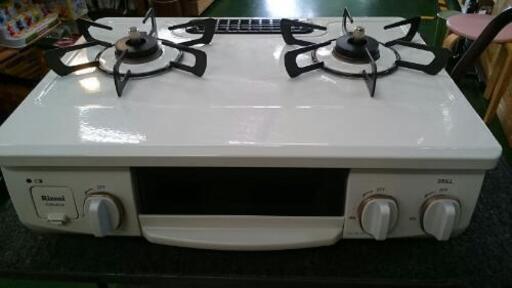 【店舗同時販売中】美品！2019年製 リンナイ LP用 ガステーブル ET34NJH4-W2