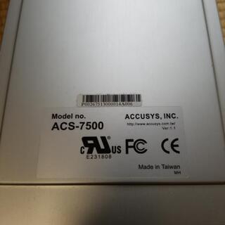 ジャンク　ACCUSYS  ACS-7500の画像