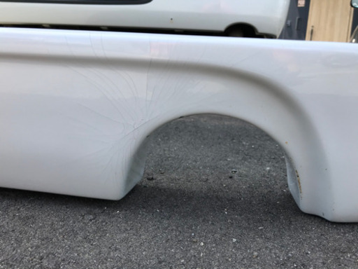 ハイエース　ワイド　リアバンパースポイラー　塗装済