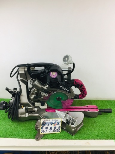 HiKOKI(旧日立工機) C7RSHC 卓上スライド丸のこ※レーザーの接触に若干の不具合有り【リライズ野田愛宕店】【店頭取引限定】【中古品】1点限り早い者勝ち！