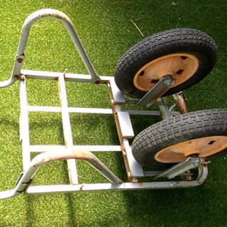 ◆取引き終了◆❗️二輪コンテナカー　スチール製　マルチキャリー　中古の画像
